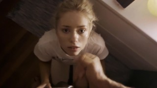 Horny Girl Begs For A Throatpie While Gagging On A Big Dick Gets Huge Load Of Cum To Fill Her Mouth